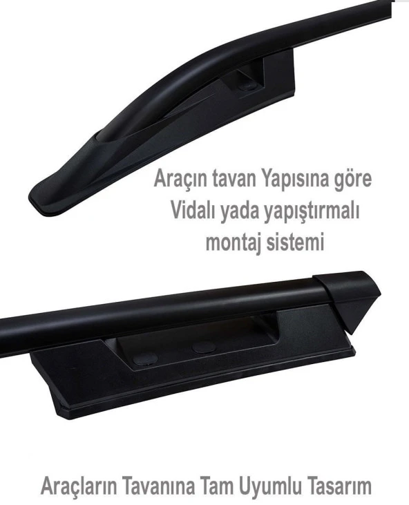 Toyota Hilux 2015 Sonrası Tavan Çıtası Falcon Black - 4