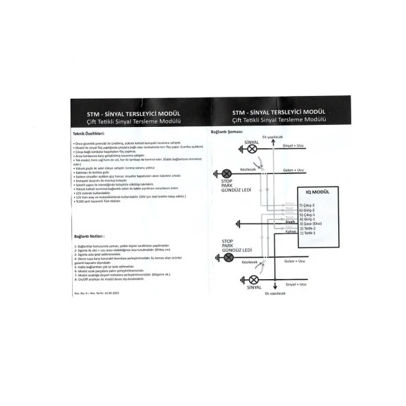 Vag Modülü Yeni Nesil Stm Sinyal Tersleyici Modül - Resim 3