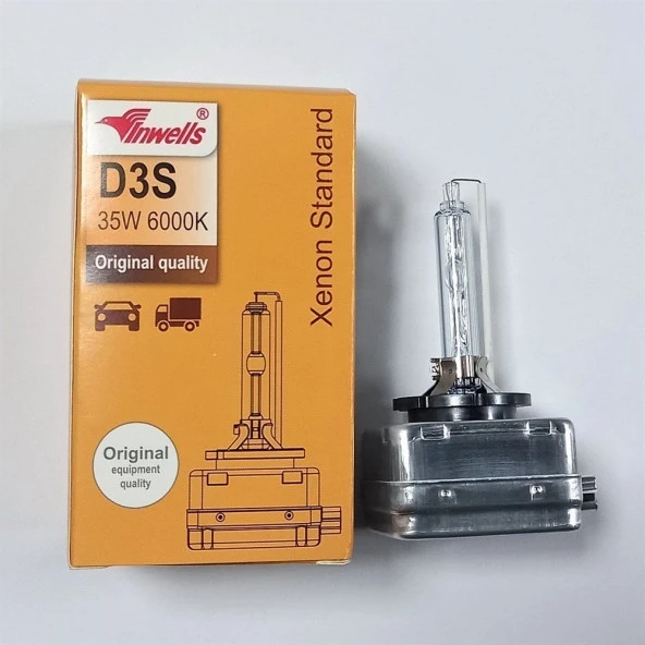 Inwells D3S 35W 6000K Xenon Ampulü
