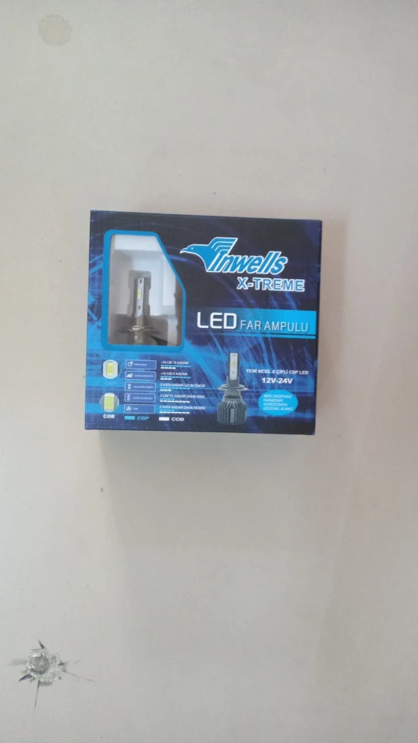 LED Xenon Far Ampulü - Xtreme Serisi Yeni Nesil Csp Çip Ledli Inwells - Resim 3