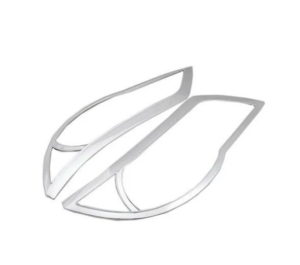 Volkswagen Tiguan 2008-2010 Far Çerçevesi ABS Krom 2 Parça