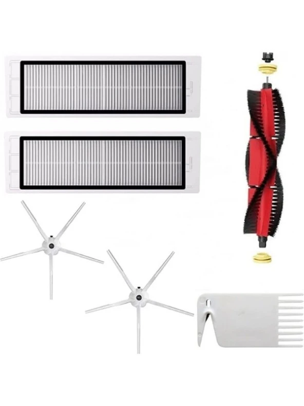 Roborock S5 MAX-S50 S6 S6 Maxv Pure Uyumlu Beyaz Set-6 Adet ürün görseli 1