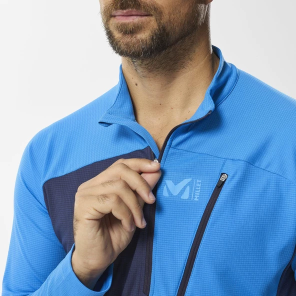 Millet MORPHO LS Erkek POLARTEC® POWER DRY Yarım Fermuar MIV9851 8541 - Resim 6