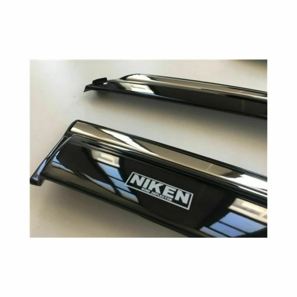 Niken Honda Civic 2012-2016 Model Kromlu Cam Rüzgarlığı 4Lü - Resim 3