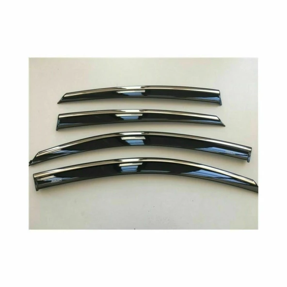 Niken Honda Civic 2016- Kromlu Cam Rüzgarlığı 4Lü - Resim 4