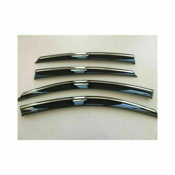 Niken Hyundai İ30 2013-2017 Kromlu Cam Rüzgarlığı 4Lü - Resim 4