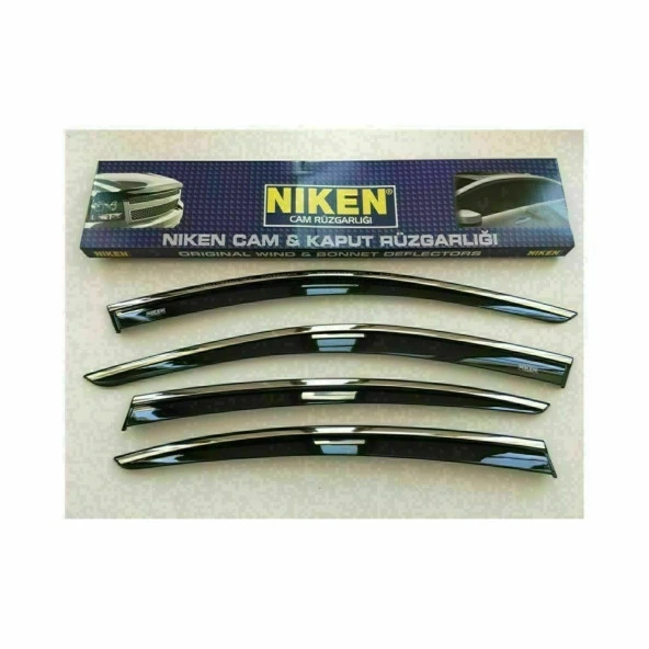 Niken Kia Sportage 2023- Kromlu Cam Rüzgarlığı 4Lü - 2