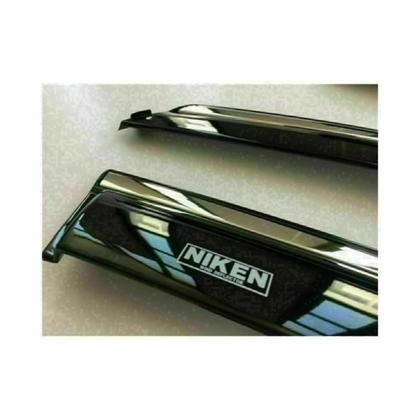 Niken Hyundai Kona 2018- Kromlu Cam Rüzgarlığı 4Lü - Resim 3