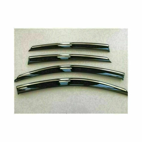 Niken Honda Civic 2021- Sedan Kromlu Cam Rüzgarlığı 4Lü - Resim 3