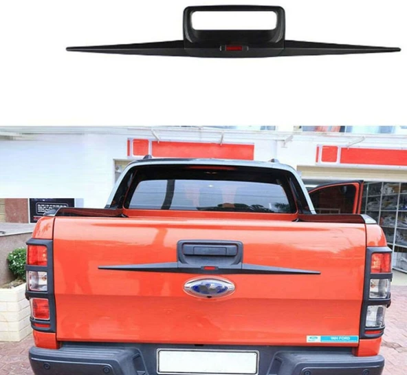 Ford Ranger 2015 Sonrası Bagaj Kapağı Kaplama Siyah