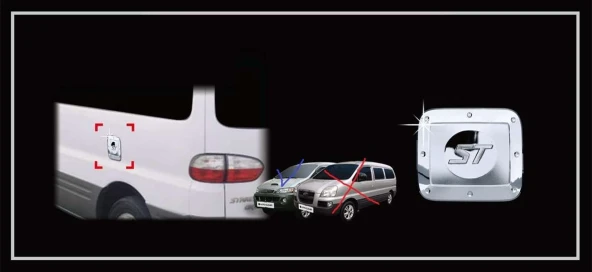 Hyundai Starex 1997 2007 Depo Kapağı Kaplama Krom ürün görseli