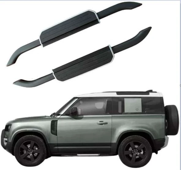 Land Rover Uyumlu Defender 2020 Sonrası Yan Basamak Oem Style 2 Kapı Parça