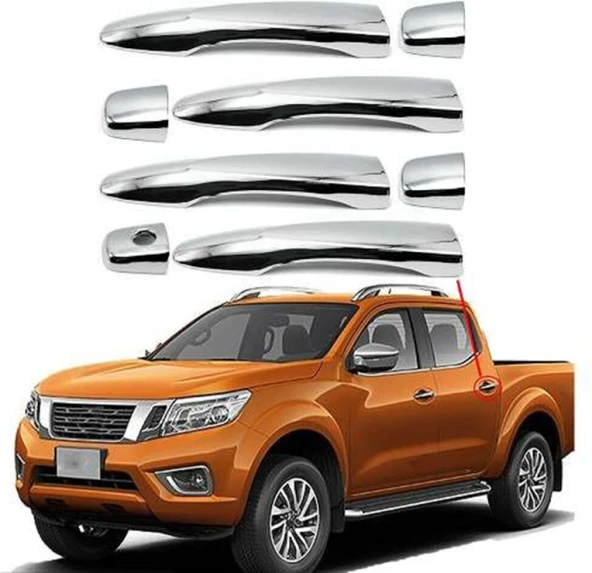 Nissan Navara 2016 Sonrası Kapı Kolu ABS Krom