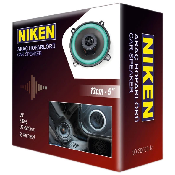 13 Cm 5 İnç 130 At Niken Araç Hoparlörü - 2