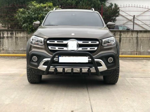 Mercedes X-Class Ön Tampon Koruma Demiri Siyah 2017+ Pwt03