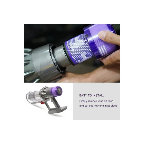 srfn ticaret Dyson V11™ Absolute Uyumlu Arka Hepa Filtre