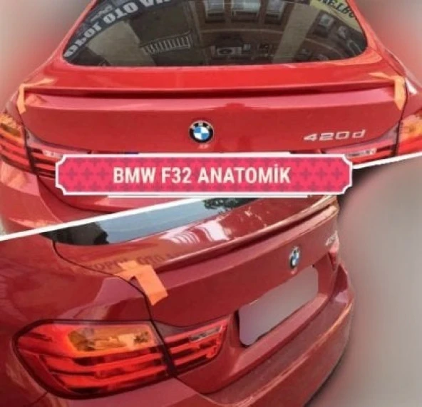 Bmw F32 Spoiler 2 Kapı Anatomik Boyalı