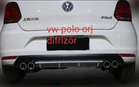 Volkswagen Polo Arka Difüzör ABS Plastik 2009-2014 - 1