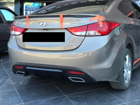 Hyundai Elantra 2011-2013 Difüzör (Siyah) - 1
