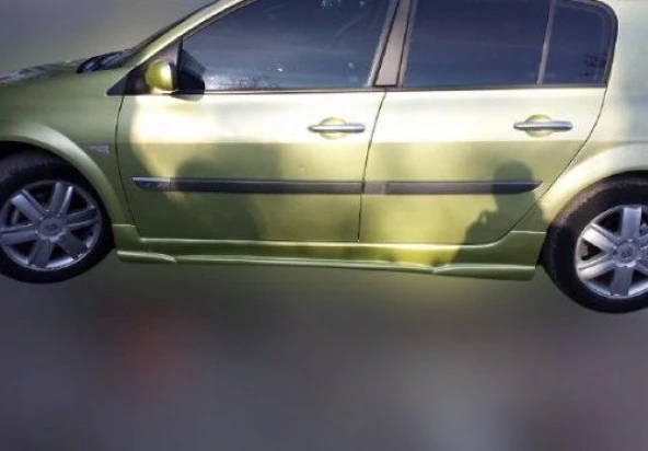 Renault Megane Uyumlu 2 Hatchback & Sedan Yan Marşpiyel Boyalı