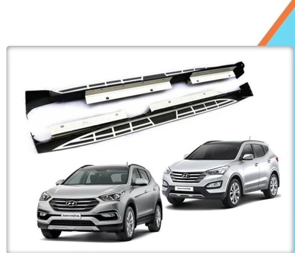 Hyundai Ix45 Uyumlu -2010 Yan Basamak Koruma Side Step Square Style