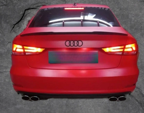 Audi A3 Sedan Spoiler Anatomik Boyalı