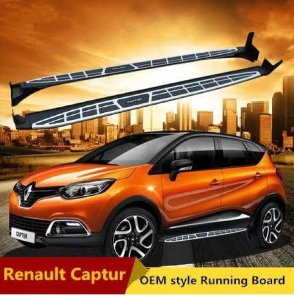 Renault Captur Uyumlu 2014 2017 Yan Basamak Side Step Square Style