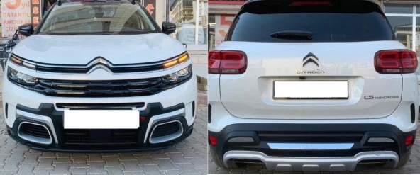 Citroen C5 Aircross 2019 Sonrası Ön Arka Tampon Koruması