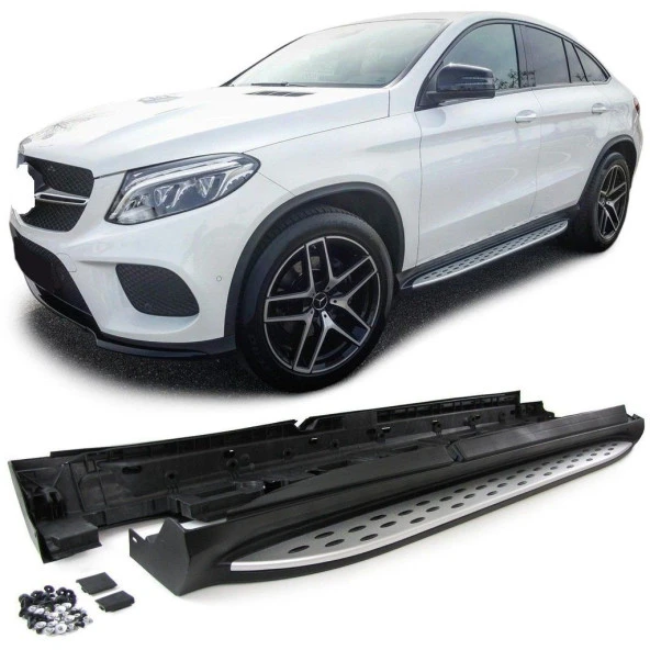 Mercedes W166 Uyumlu Gle Yan Basamak Marşpiyel Koruma 2015 Ve Sonrası