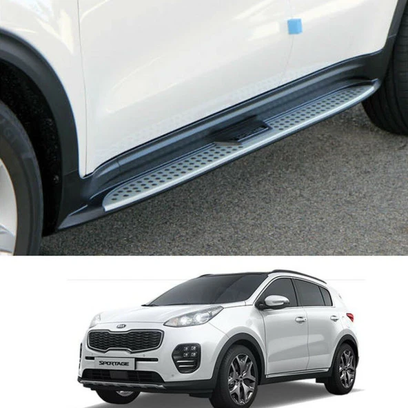 Kia Sportage Uyumlu -2015 Side Step Bmw Style Oto Basamak Yan Koruma