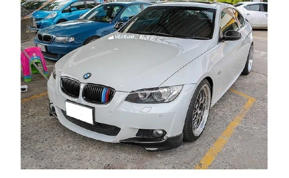 Bmw 3 Uyumlu Serisi E92 Ön Tampon Flap Piano Black Vakum 2007 - 2009 - 2