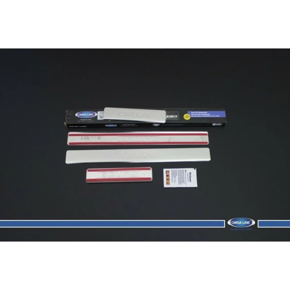 Chevrolet Cruze Krom Kapı Eşiği 4 Parça Çelik 2009 Ve Sonrası - Resim 3