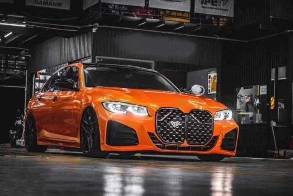 Bmw G20 İçin G22 Dönüşüm Ön Tampon & Panjur Seti - Resim 2