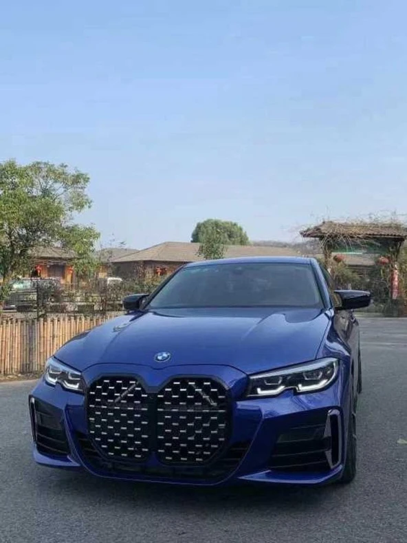 Bmw G20 İçin G22 Dönüşüm Ön Tampon & Panjur Seti - Resim 3