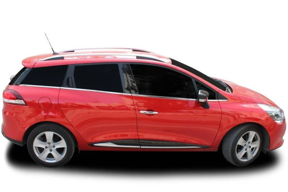 Renault Clio 4 Hatchback/Sw Krom Yan Kapı Çıtası 4 Parça Formlu 2012-2018 Arası - 2