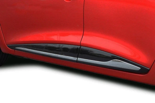 Renault Clio 4 Hatchback/Sw Krom Yan Kapı Çıtası 4 Parça Formlu 2012-2018 Arası - 3