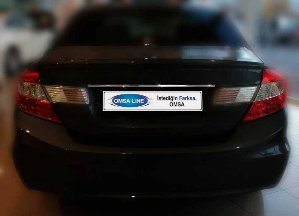 Honda Civic Fb7 Krom Bagaj Çıtası 2012-2016 Arası - Resim 2