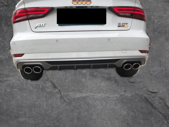 Audi A4 Arka Difüzör 2016 Model Ve Sonrası Plastik