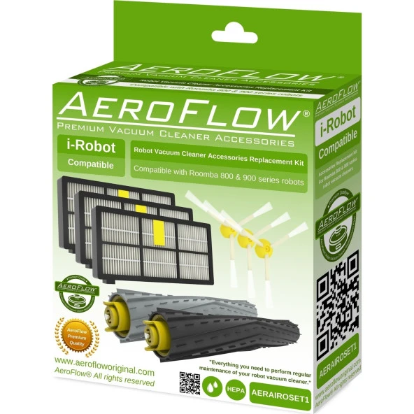 srfn ticaret Aeroflow İ-Robot Roomba 864 Serisi Yenileme Seti