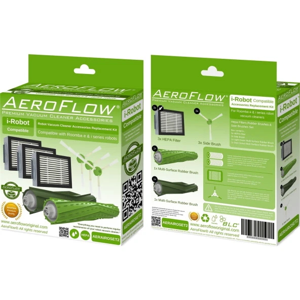 srfn ticaret Aeroflow İ-Robot Roomba İ4 Serisi Yenileme Seti - Resim 3