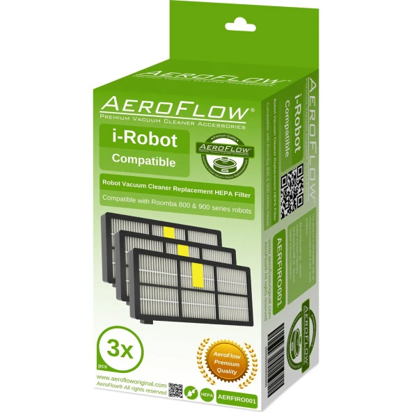 srfn ticaret Aeroflow İ-Robot Roomba 850 Serisi Yenileme Seti