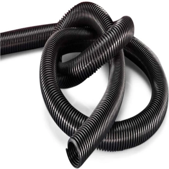 srfn ticaret (20 Metre) 38 mm Çaplı Ev-Ofis-Endüstriyel ve Ticari Süpürgeler Için Siyah Renk Hortum - Resim 4