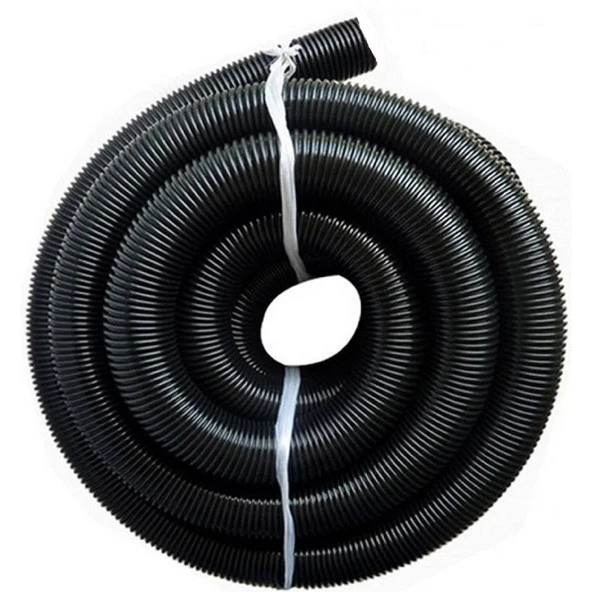 srfn ticaret (20 Metre) 38 mm Çaplı Ev-Ofis-Endüstriyel ve Ticari Süpürgeler Için Siyah Renk Hortum - Resim 5