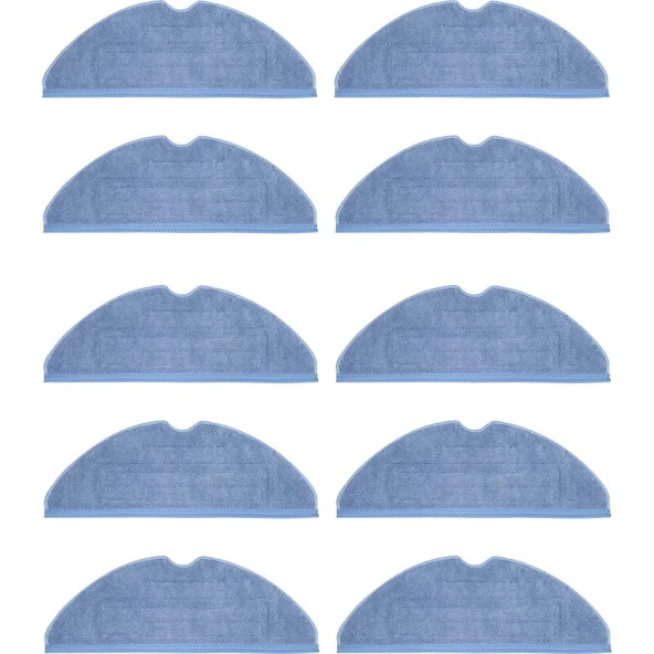 Srfn Ticaret Roborock S7 MaxV Uyumlu Mop Fiber Bez - 10 Adet ürün görseli 1