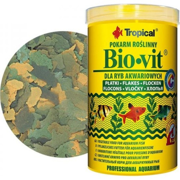 Tropical Bio-Vit Otçul Pul Yem C Vitaminli 1000ml 200gr