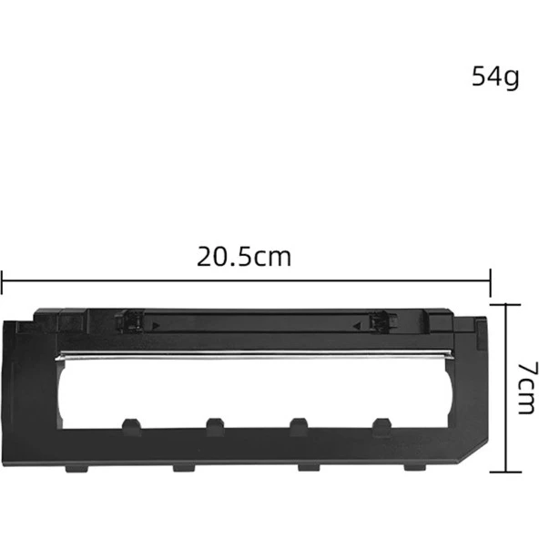Srfn Ticaret Roborock T7S Uyumlu Ana Fırça Alt Kapağı - Siyah
