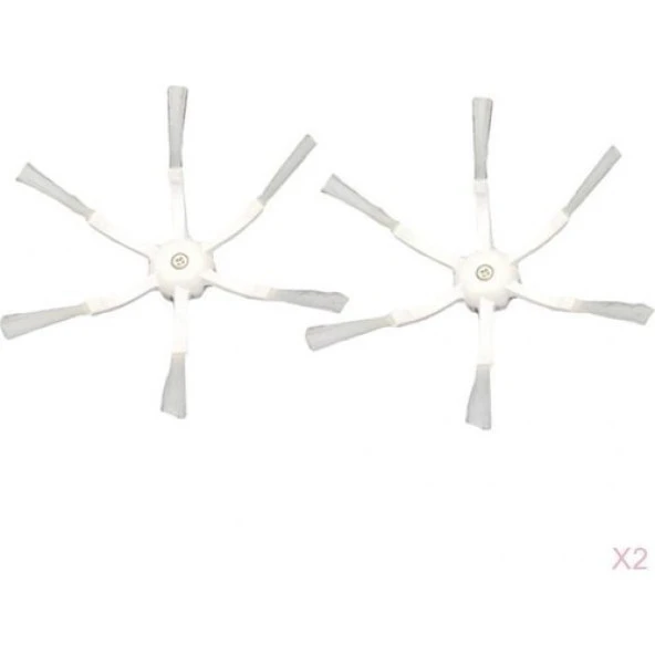 Srfn Ticaret Xiaomi Roborock S5 S5 Max S6 S6 Pure Yeni Nesil 6 Kollu Beyaz Yan Fırça - 4 Adet ürün görseli 1