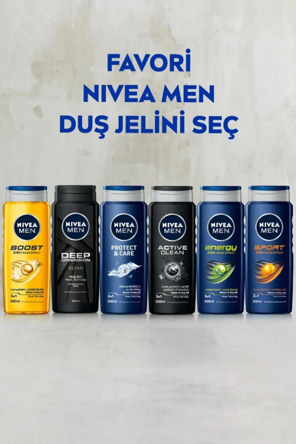 Nivea Bath Care duş Jeli Erkek 500 ml - 8