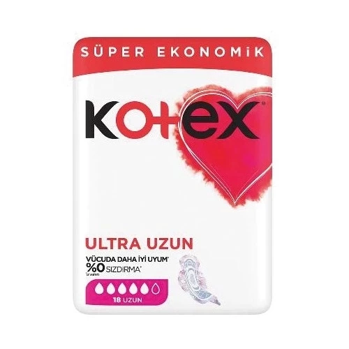 Kotex ULtra Quadro Uzun 18li