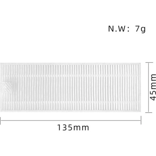 srfn ticaret 360 Vacuum Mop Cleaner S10 Uyumlu 3xHepa Filtre 3xYan Fırça Yedek Parça Seti ürün görseli 1
